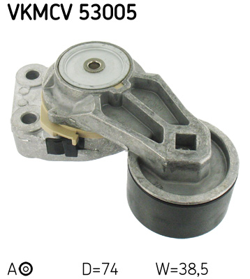 SKF VKMCV 53005 Rullo tenditore, Cinghia Poly-V-Rullo tenditore, Cinghia Poly-V-Ricambi Euro